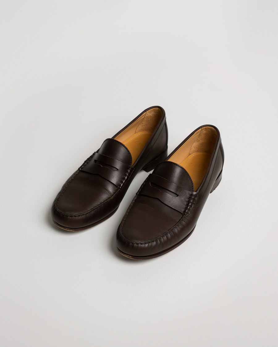 Herr | Carmina Penny Loafer Brown Nuovo Calf | Pre-owned | Carmina Penny Loafer Brown Nuovo Calf
