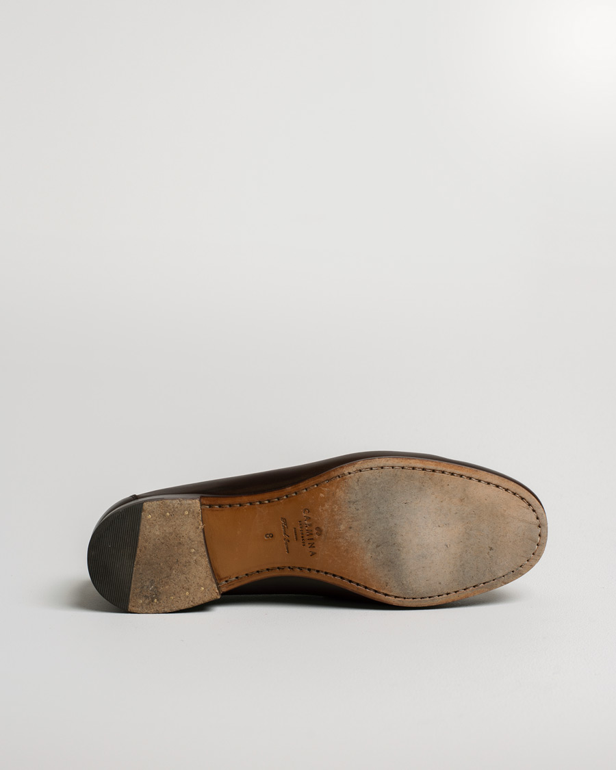 Herr | Carmina Penny Loafer Brown Nuovo Calf | Pre-owned | Carmina Penny Loafer Brown Nuovo Calf