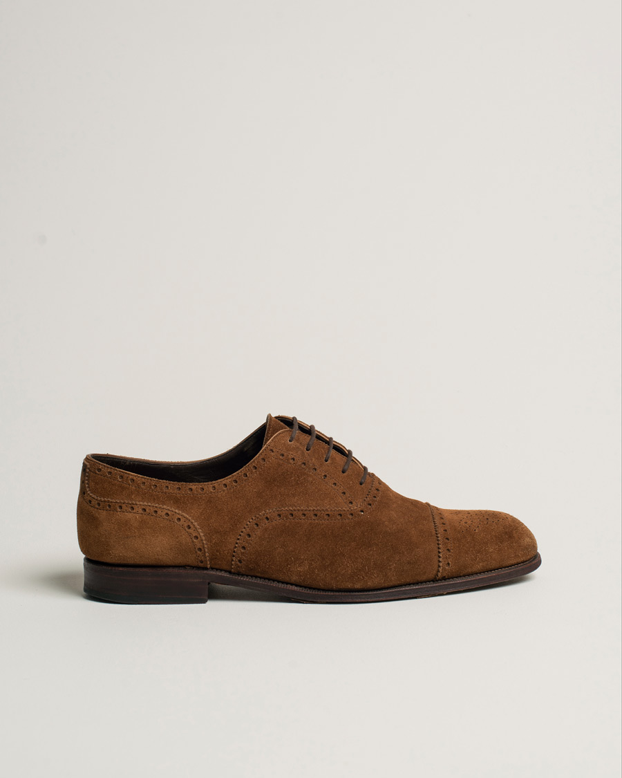Herr | Carmina Derbys Medium Brown Suede UK11,5 - EU45,5 | Pre-owned | Carmina Derbys Medium Brown Suede UK11,5 - EU45,5