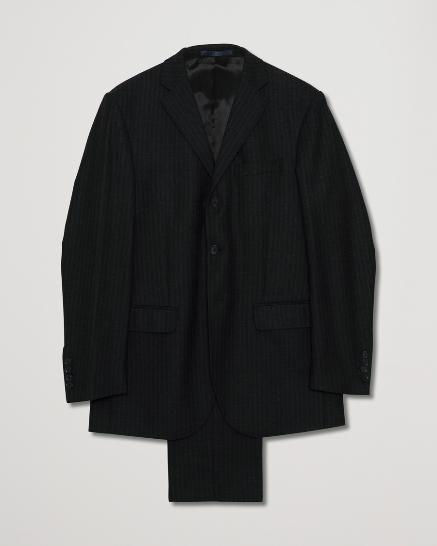 Herr | Hackett London Flannel Suit Grey 50 | Pre-owned | Hackett London Flannel Suit Grey 50