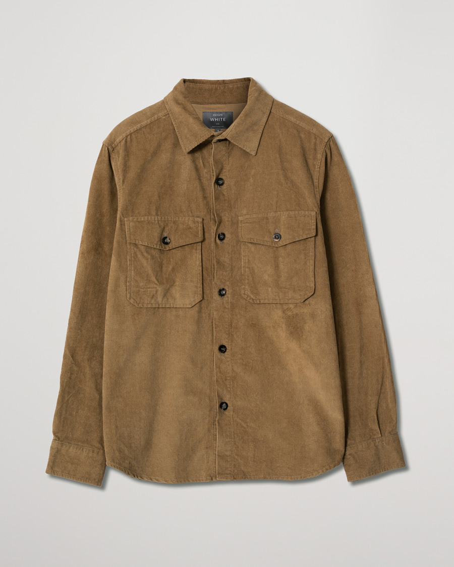 Herr | Private White V.C. Manchester Overshirt Beige | Pre-owned | Private White V.C. Manchester Overshirt Beige
