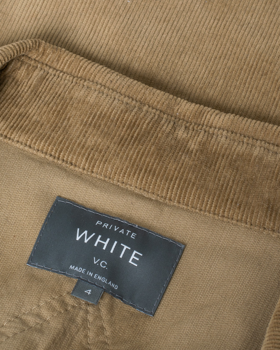 Herr | Private White V.C. Manchester Overshirt Beige | Pre-owned | Private White V.C. Manchester Overshirt Beige