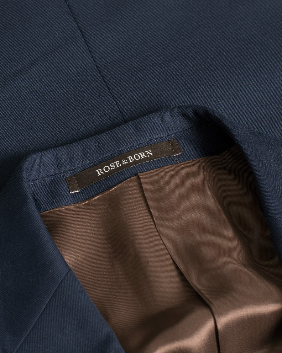 Herr | Rose & Born Wool Suit Navy 56/58 | Pre-owned | Rose & Born Wool Suit Navy 56/58