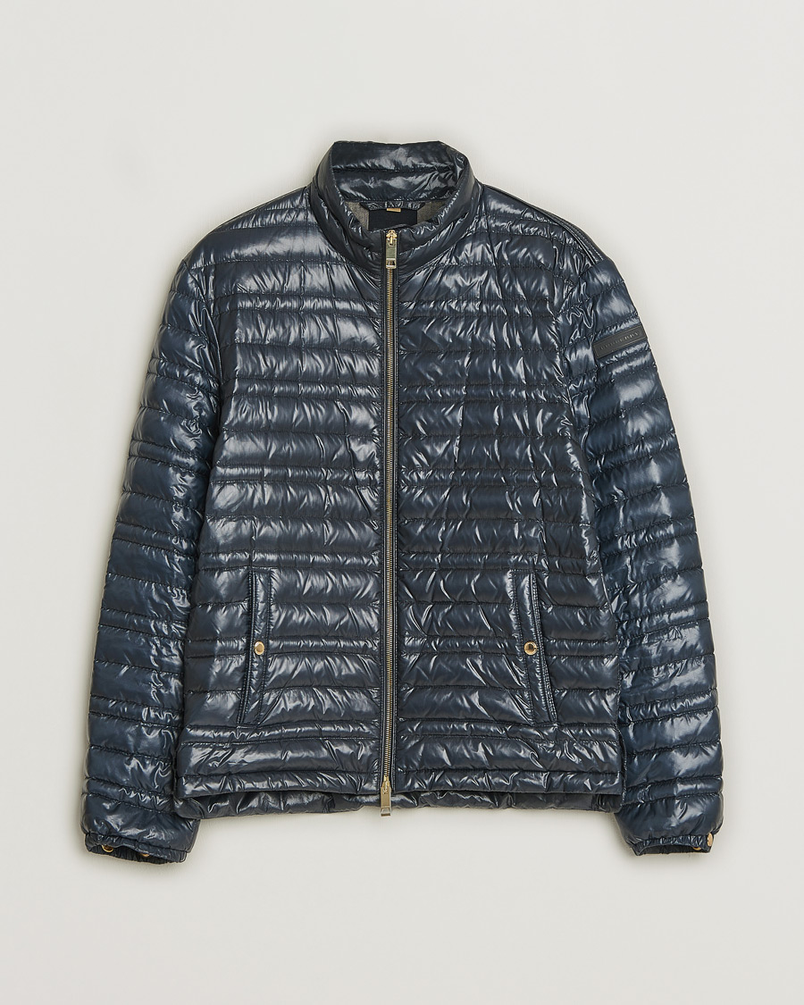 Herr | Burberry Lightweight Down Jacket Navy M | Pre-owned | Burberry Lightweight Down Jacket Navy M