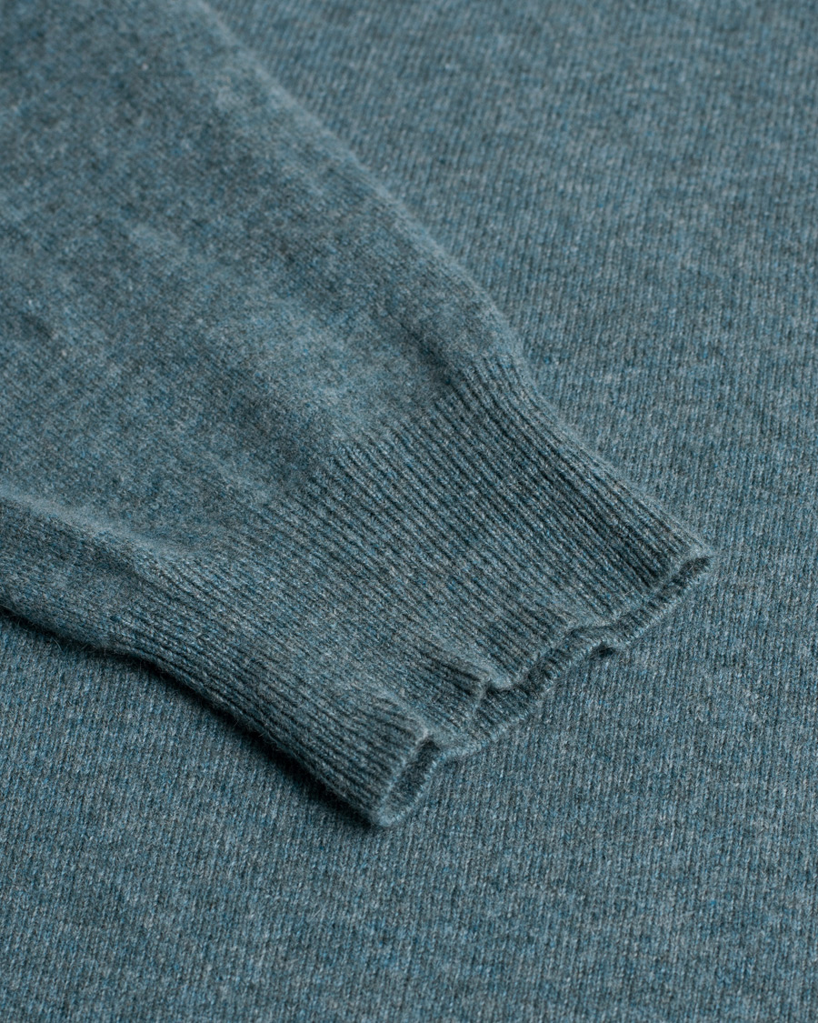 Herr | Pre-owned Tröjor | Pre-owned | N.Peal Cashmere V-Neck Turquoise S