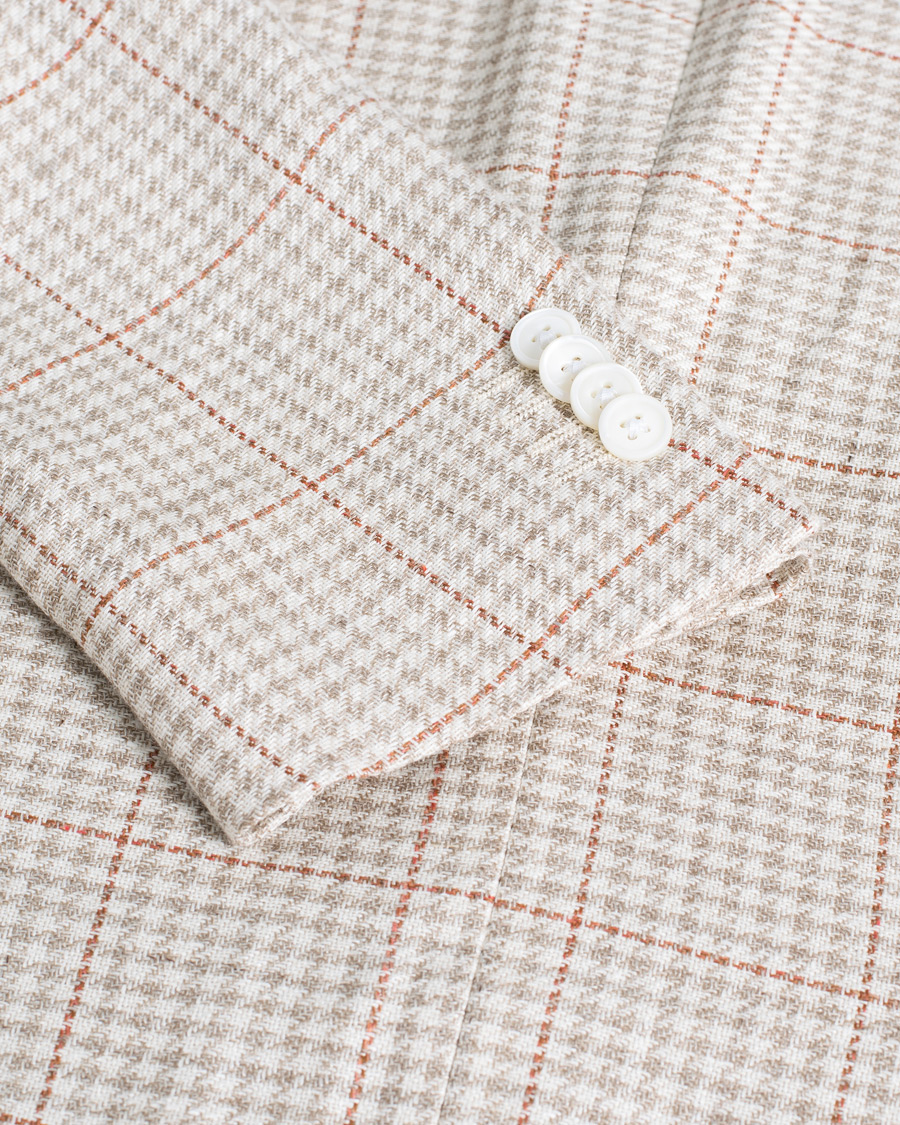 Herr | Pre-owned | Pre-owned | Corneliani Unconstructed Wool/Linen Blazer Beige 50