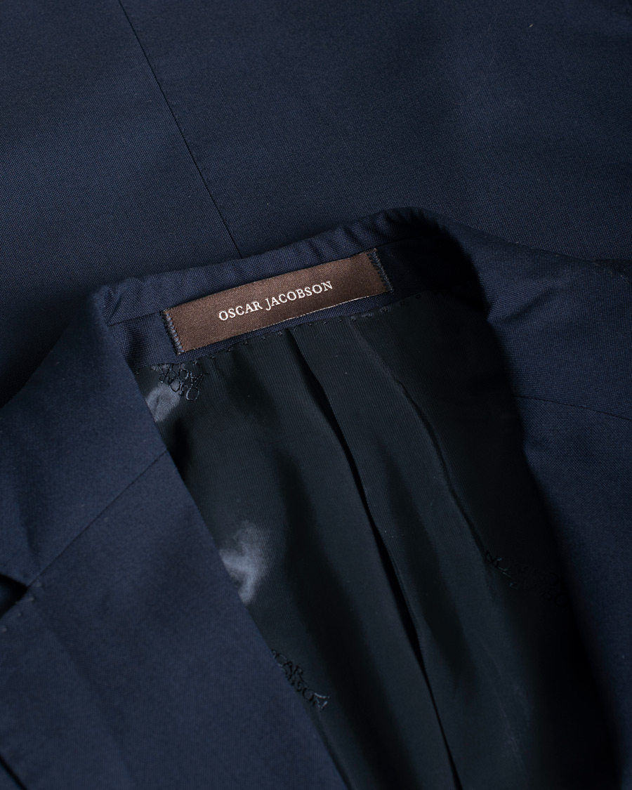 Herr | Oscar Jacobson Edmund Wool Suit Blue | Pre-owned | Oscar Jacobson Edmund Wool Suit Blue