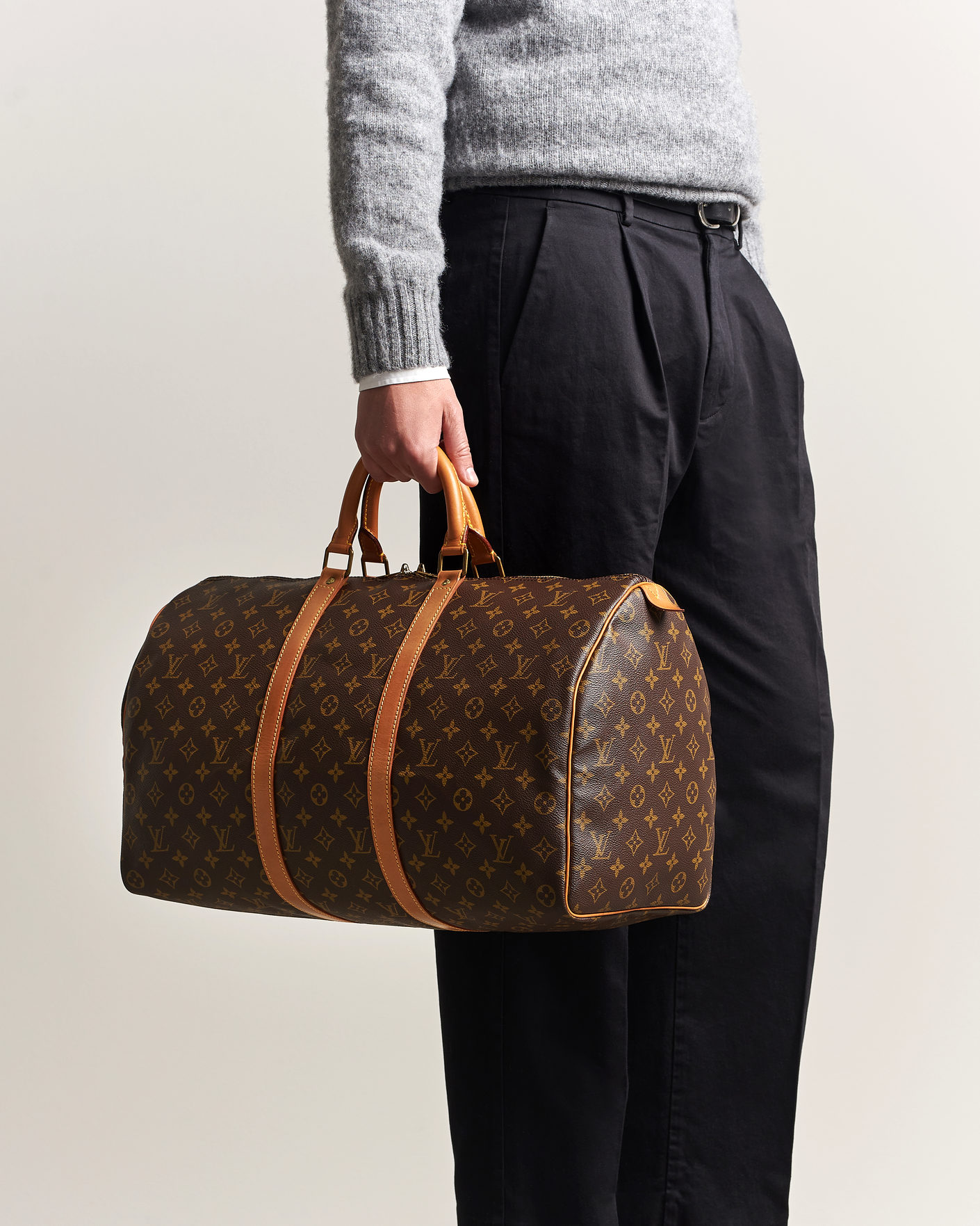Herr | Pre-Owned & Vintage Bags | Louis Vuitton Pre-Owned | Keepall 50 Monogram