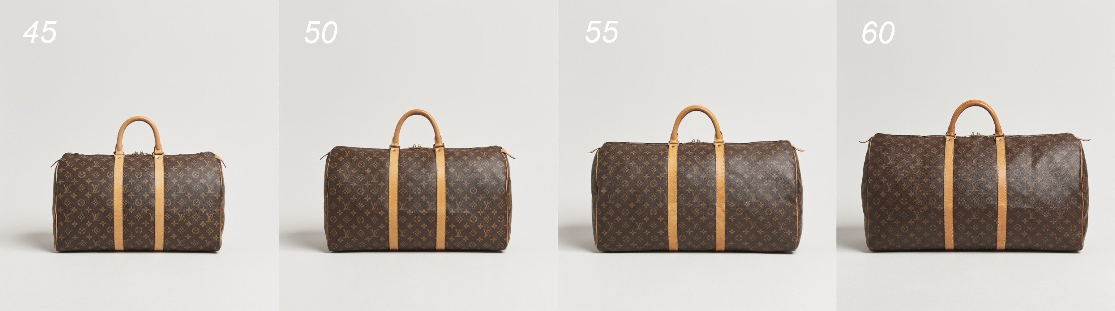 Louis Vuitton Keepall Size Comparison