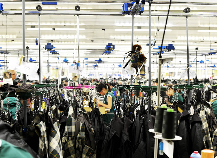 Besök hos Barbour i Newcastle, England