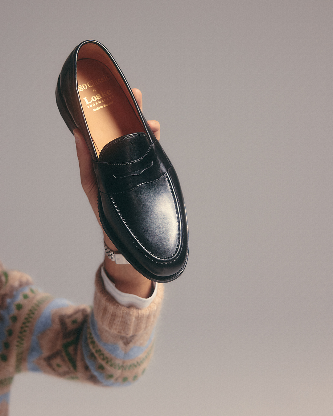 svart loafer