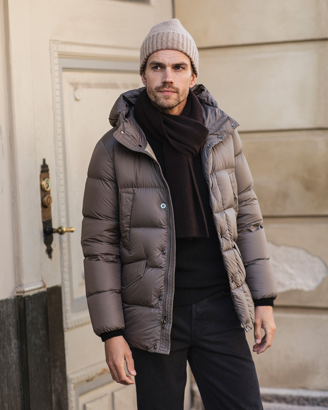 Varm och skön parkas för de kyligare dagarna