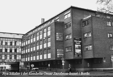 Nya lokaler i det föredetta Oscar Jacobson-huset i Borås